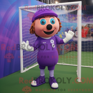 Maskotdraktfigur Purple...