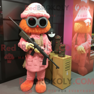 Costume de mascotte Peach...