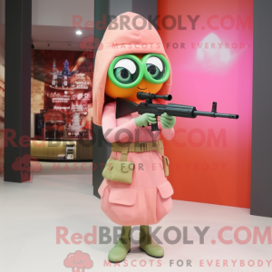 Peach Sniper Maskottchen...