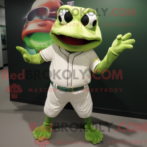 Grøn frø maskot kostume...
