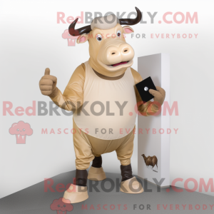 Figura de máscara de touro...