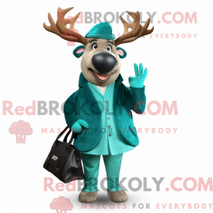 Postava maskota Teal Elk...