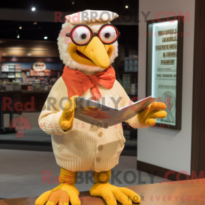 Tan Butter Chicken mascot...