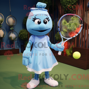 Sky Blue Tennis Racket...