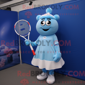 Himmelblå tennisketcher...