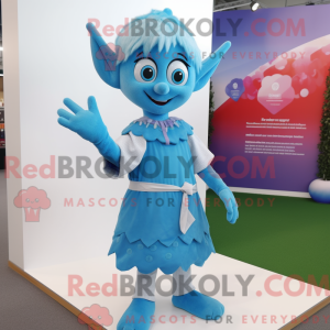 Postava maskota Sky Blue...
