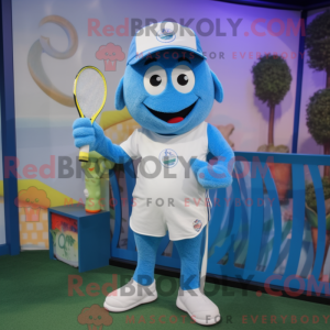 Himmelblå tennisketcher...