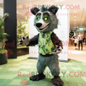 Forest Green Hyena mascot...
