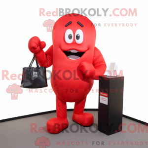 Red Boxing Glove mascot...
