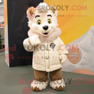 Costume mascotte de loup...