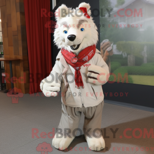 Costume mascotte de loup...