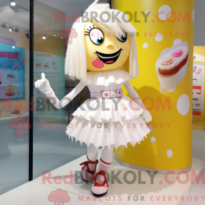 White Candy maskot...