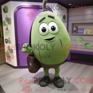 Olive Aubergine maskot...