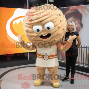 Tan Ramen mascot costume...