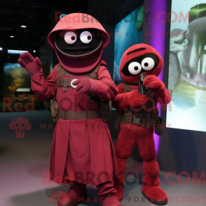 Maroon Sniper mascot...