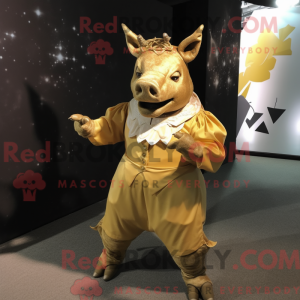 Gull Rhinoceros maskot...