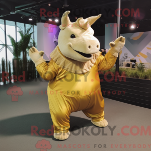 Gull Rhinoceros maskot...