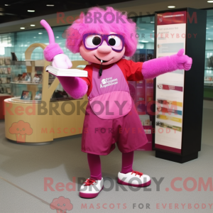 Disfraz de mascota Magenta...