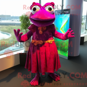 Disfraz de mascota Magenta...