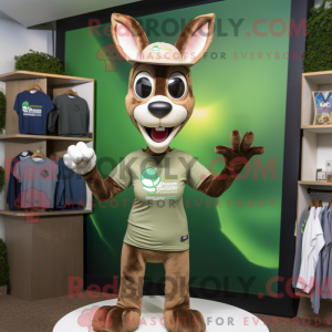 Olive Gazelle mascot...