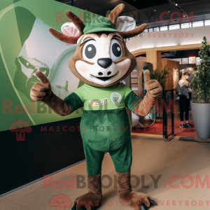 Olive Gazelle mascot...