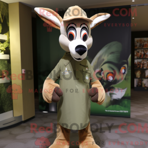 Oliven Gazelle maskot...