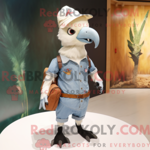 Witte specht mascotte...