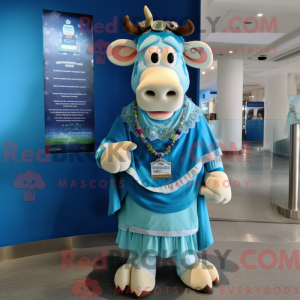 Maskotdraktfigura Blue...