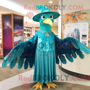 Disfraz de mascota águila...