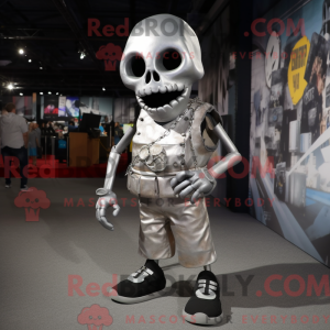 Maskotkostymefigura Silver...