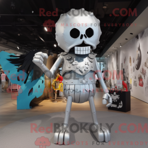 Maskotkostymefigura Silver...