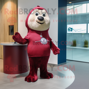 Maroon Seal mascotte...