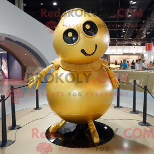 Gold Human Cannon Ball...
