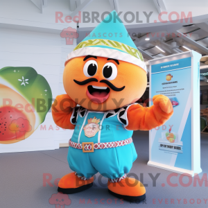 Peach Pirate mascot costume...