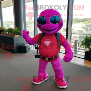Magenta Turtle maskot...