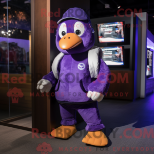 Paarse pinguïn...