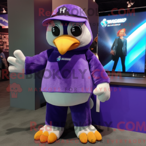Lilla Penguin maskot...