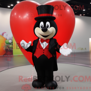 Red Heart Shaped Balloons...