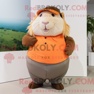 Postava maskota Peach Morče...