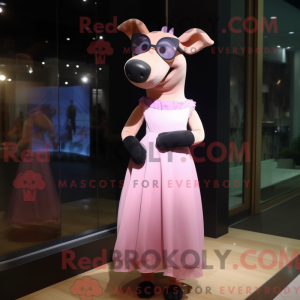Peach Tapir-mascottekostuum...