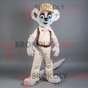 Disfraz de mascota Lemur...