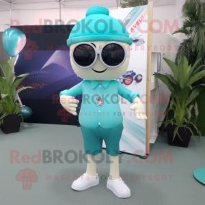 Turkis champagne maskot...