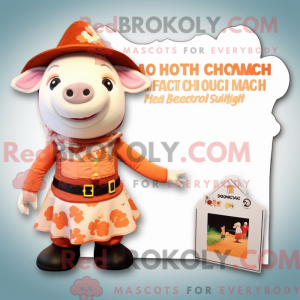 Postava maskota Peach...