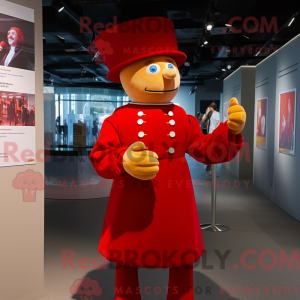 Red Swiss Guard mascot...