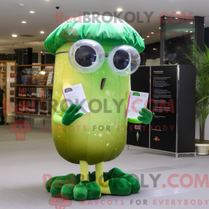 Oliven Jellyfish maskot...