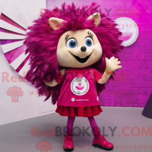 Personaggio mascotte riccio...