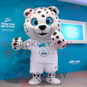 White Leopard mascot...