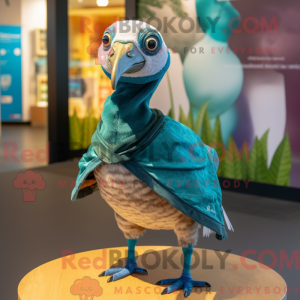 Blauwgroen parelhoen...