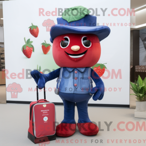 Navy Strawberry maskot...