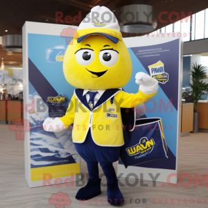 Disfraz de mascota de Limón...